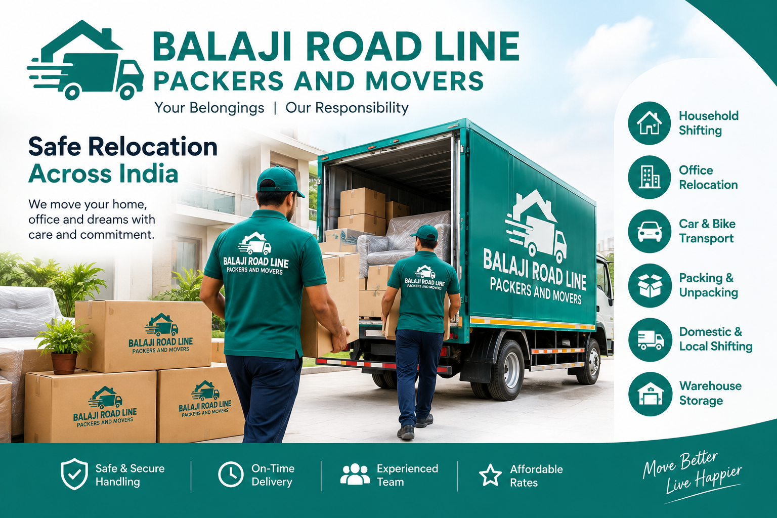Balaji Road Line Packers and Movers